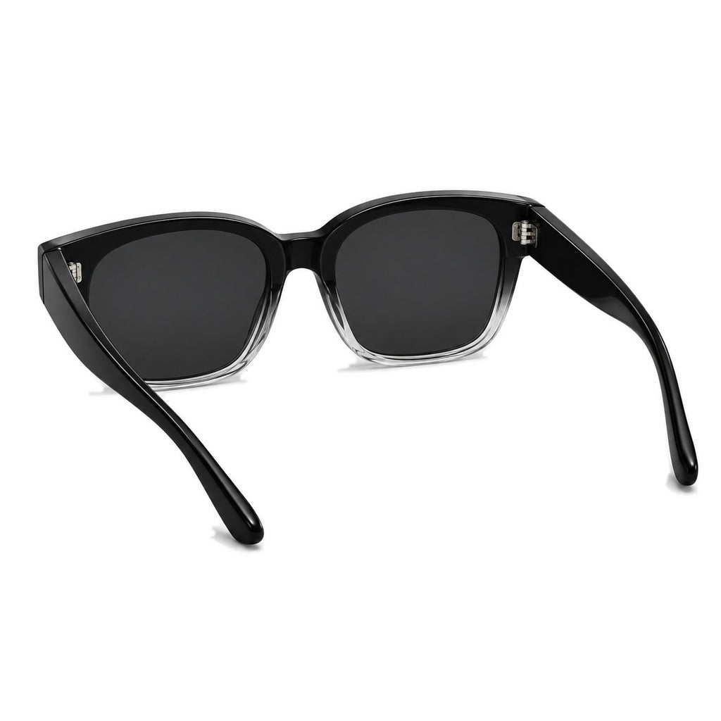 Lunettes de soleil par-dessus AURORE noir dégradé, vue de dos