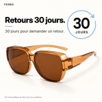 Lunettes de soleil BRUME thé, retours sous 30 jours