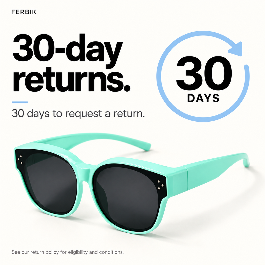PETIT NORD mint kids fit-over sunglasses, 30-day returns