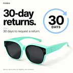 PETIT NORD mint kids fit-over sunglasses, 30-day returns