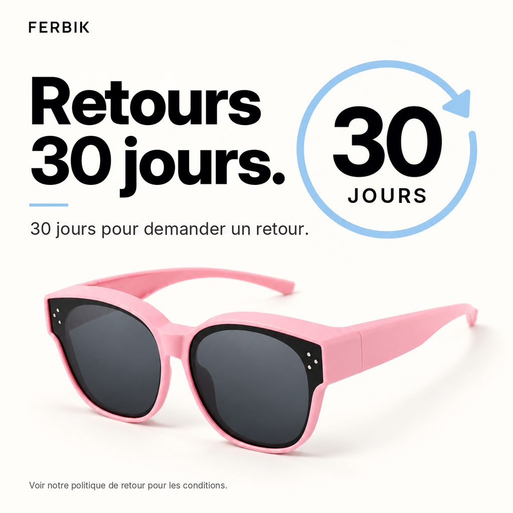 Lunettes de soleil PETIT NORD rose pour enfant, retours sous 30 jours