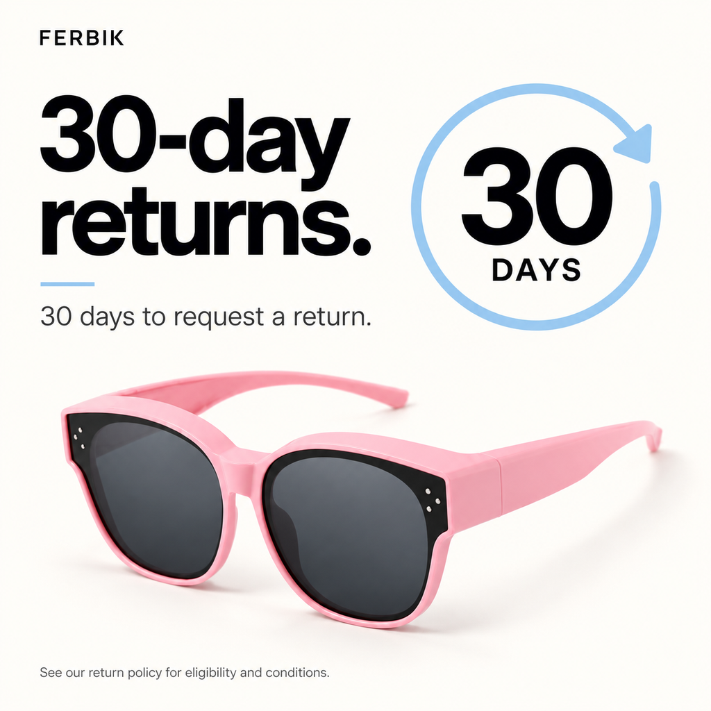 PETIT NORD pink kids fit-over sunglasses, 30-day returns