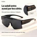 Lunettes de soleil RAFALE fumé avec panneaux latéraux intégrés
