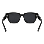 NORDET smoke grey fit-over sunglasses, back view
