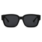 NORDET smoke grey fit-over sunglasses, front view