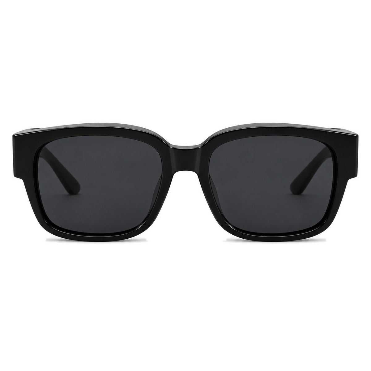 Lunettes de soleil par-dessus NORDET gris fumé, vue de face
