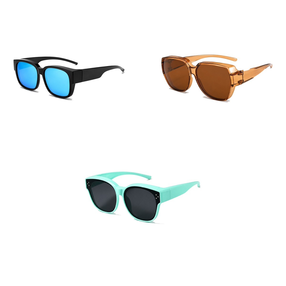 Ferbik family pack: NORDET — Blue mirror, BRUME — Tea, PETIT NORD Mint