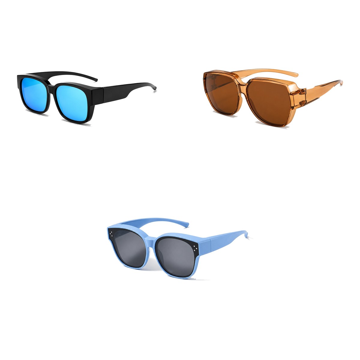 Ferbik family pack: NORDET — Blue mirror, BRUME — Tea, PETIT NORD Sky Blue