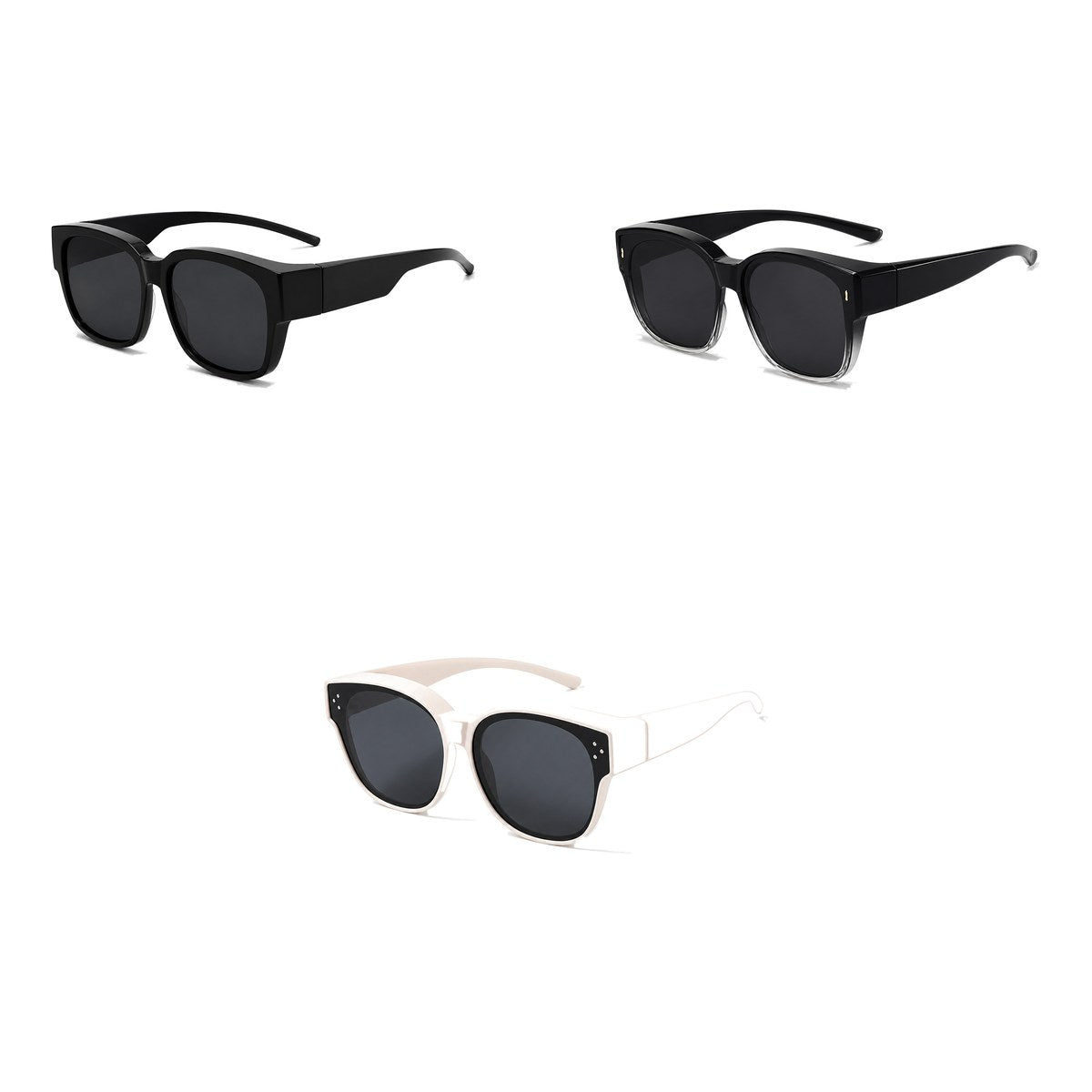 Ferbik family pack: NORDET — Smoke grey, AURORE — Graduated black, PETIT NORD Cream