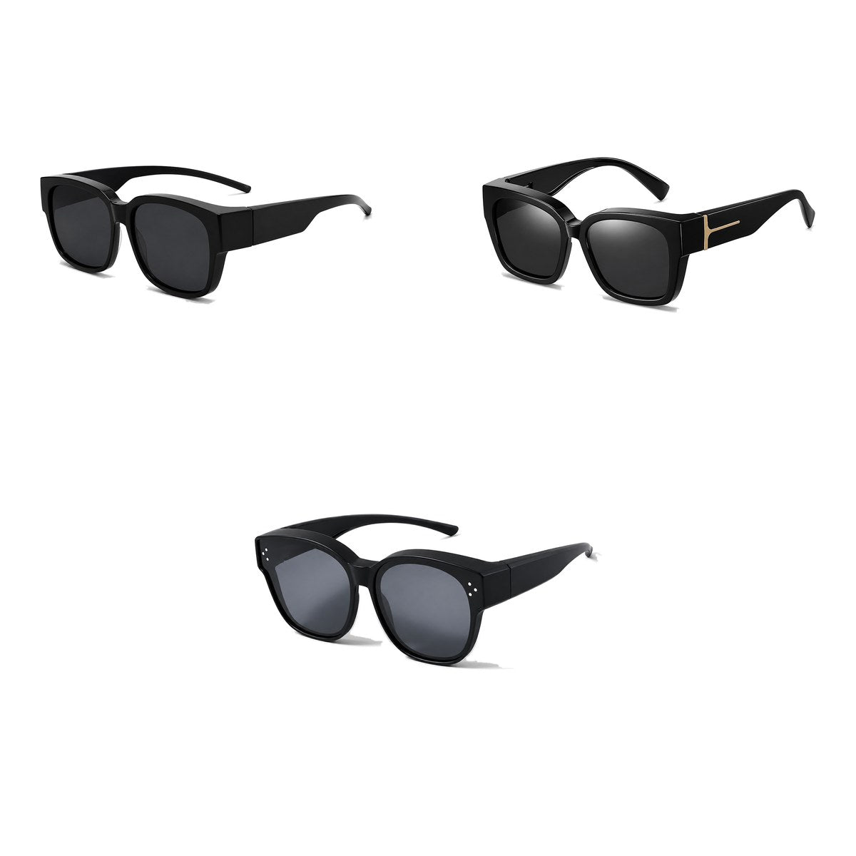 Ferbik family pack: NORDET — Smoke grey, VESPRA — Black, PETIT NORD Black