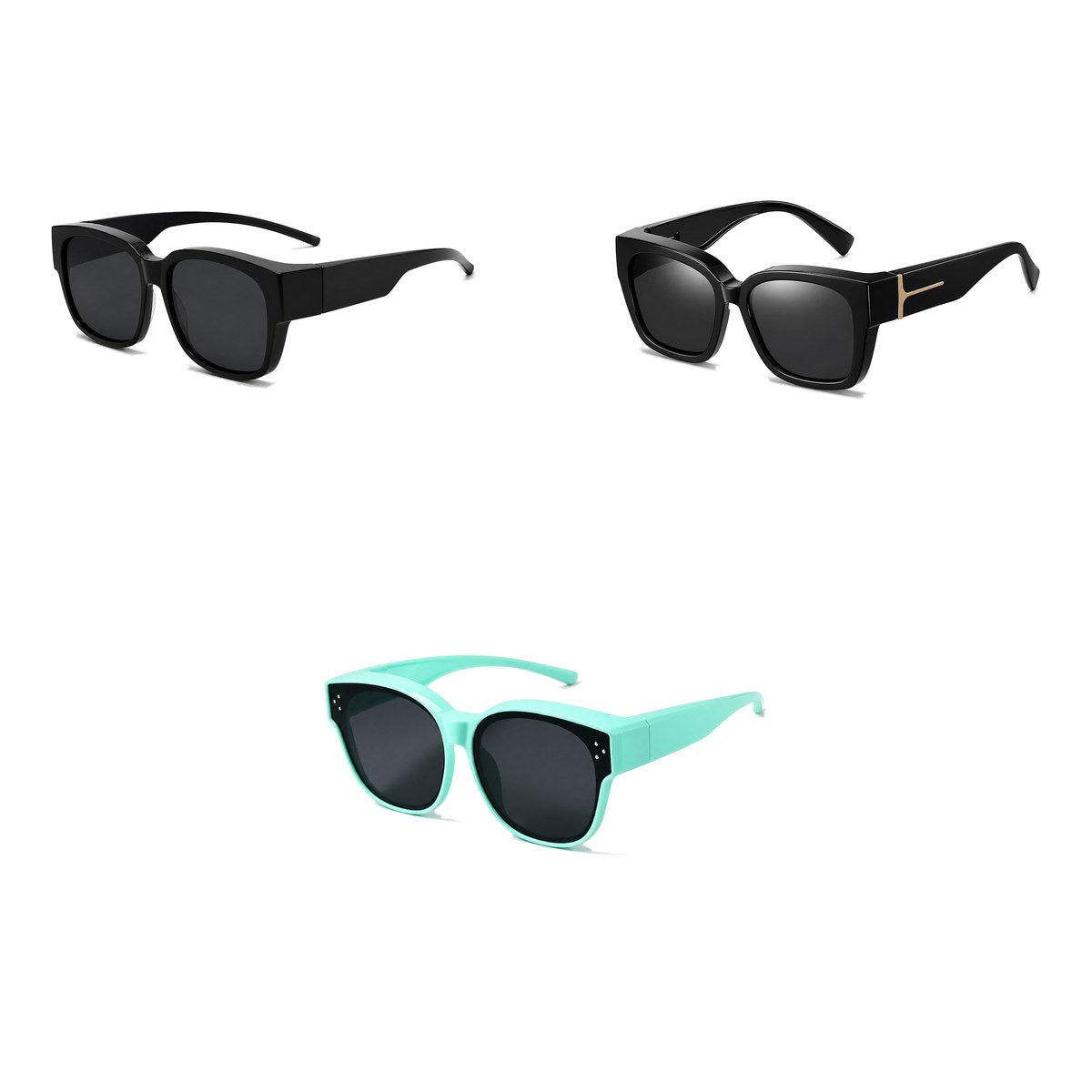 Ferbik family pack: NORDET — Smoke grey, VESPRA — Black, PETIT NORD Mint