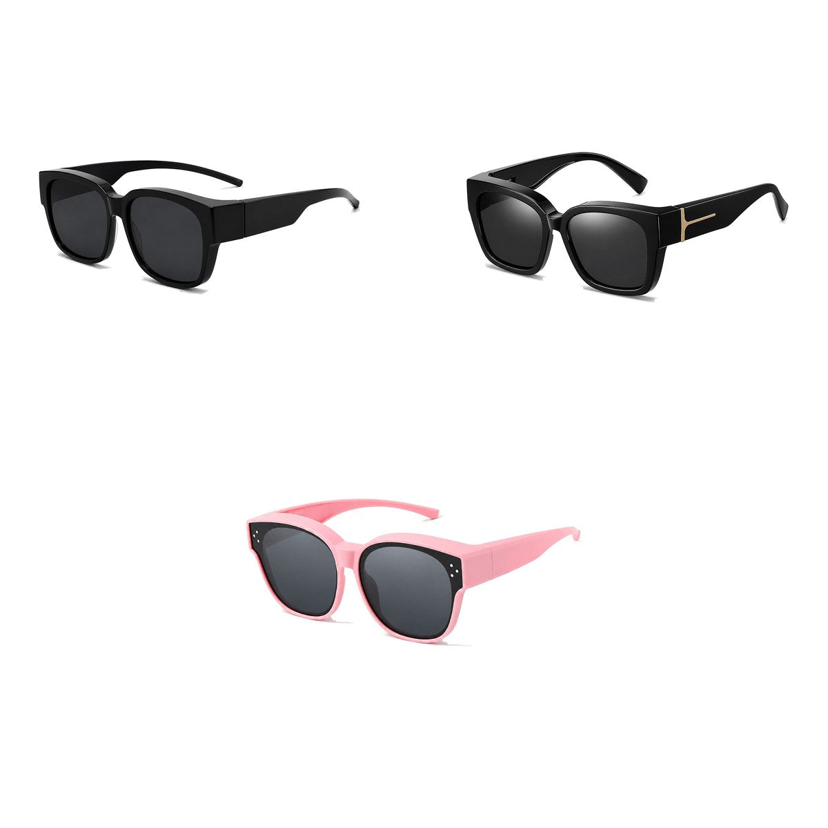 Ferbik family pack: NORDET — Smoke grey, VESPRA — Black, PETIT NORD Pink