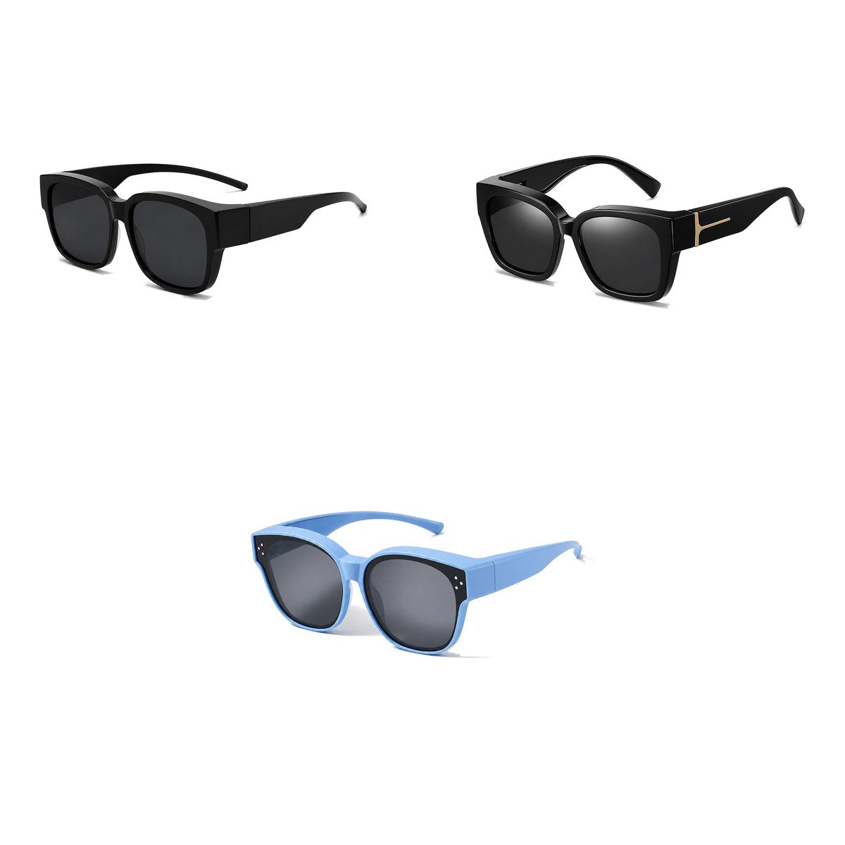 Ferbik family pack: NORDET — Smoke grey, VESPRA — Black, PETIT NORD Sky Blue