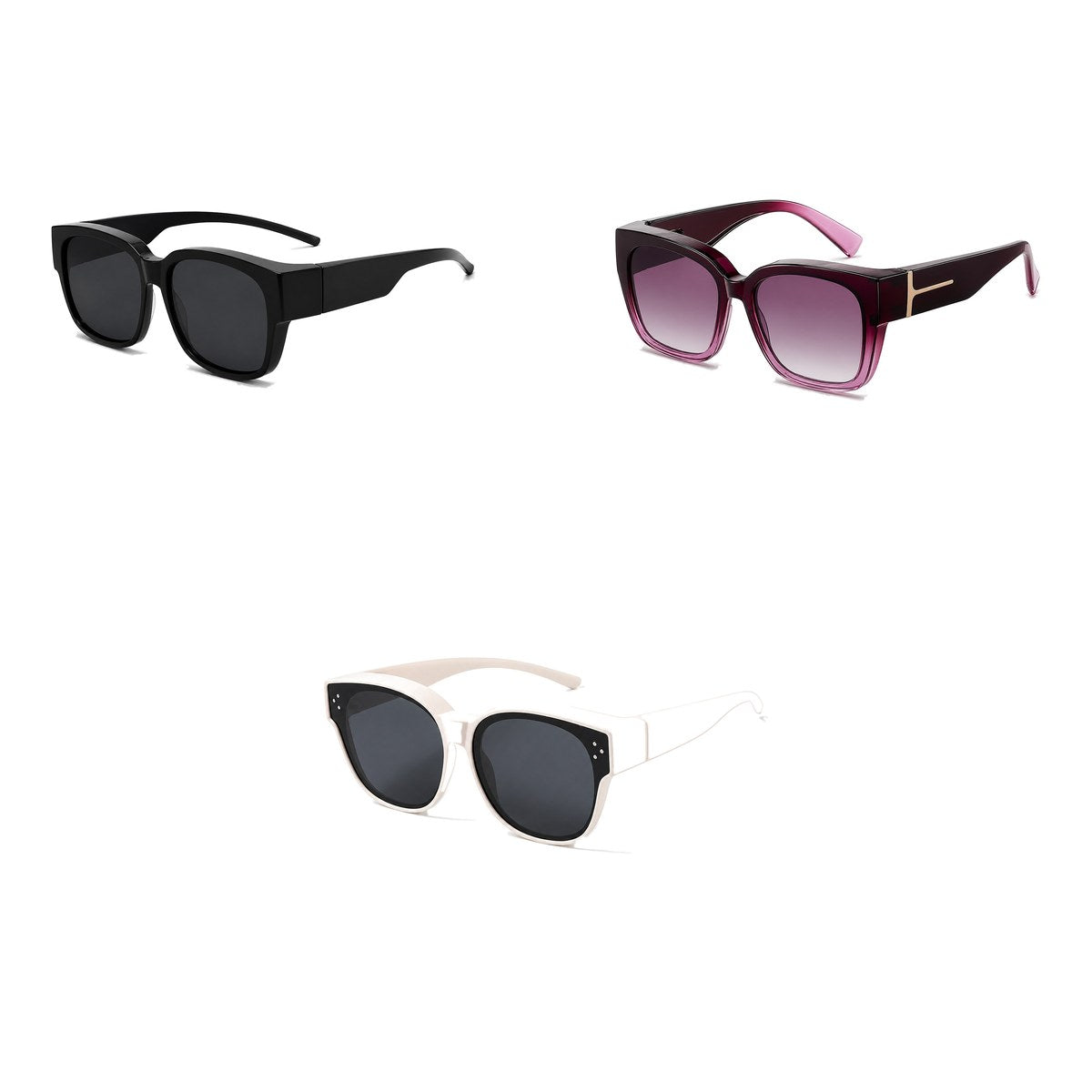 Ferbik family pack: NORDET — Smoke grey, VESPRA — Graduated plum, PETIT NORD Cream