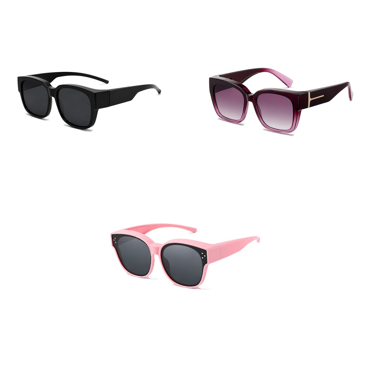 Ferbik family pack: NORDET — Smoke grey, VESPRA — Graduated plum, PETIT NORD Pink