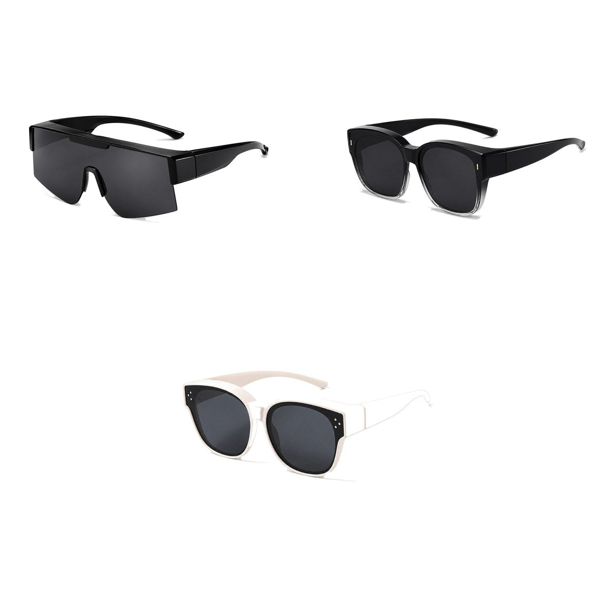 Ferbik family pack: RAFALE — Smoke, AURORE — Graduated black, PETIT NORD Cream