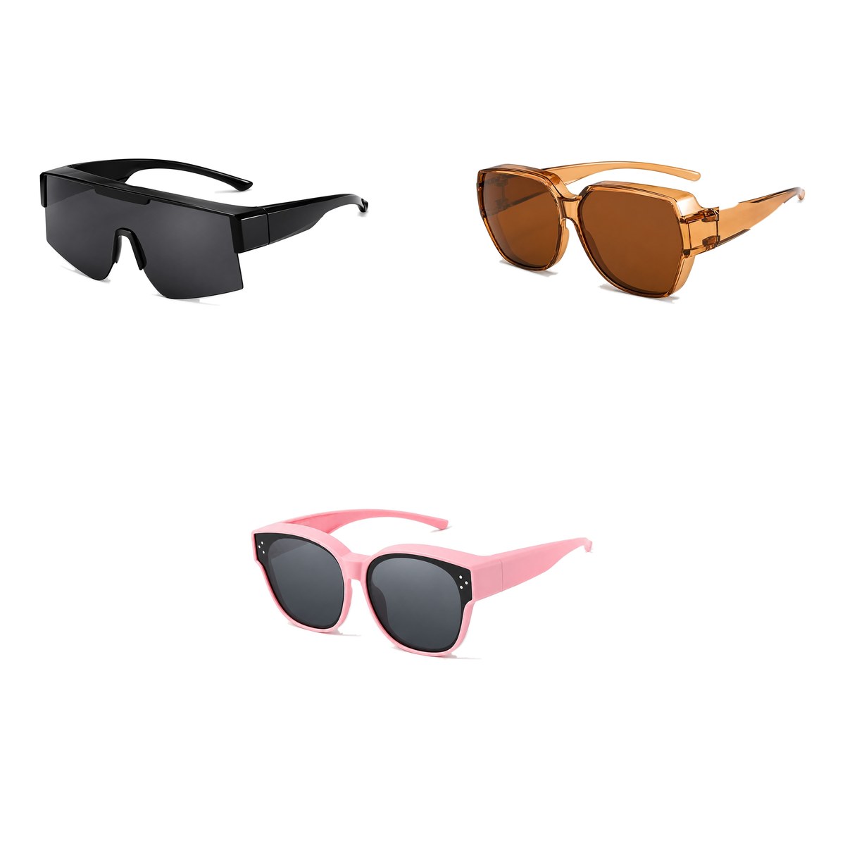Ferbik family pack: RAFALE — Smoke, BRUME — Tea, PETIT NORD Pink