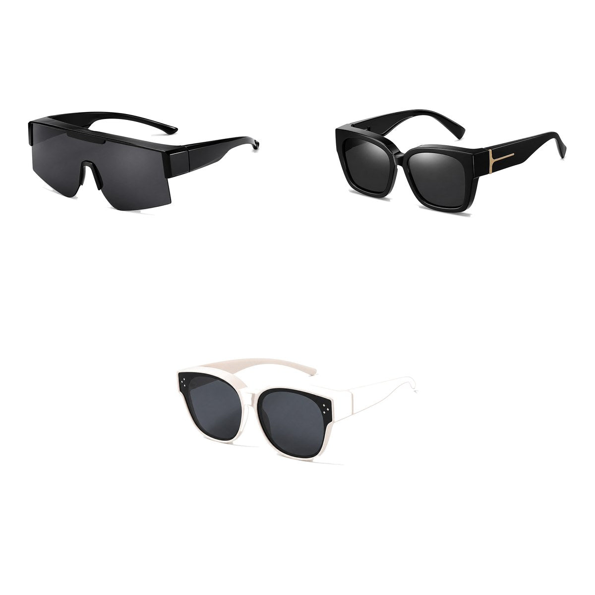 Ferbik family pack: RAFALE — Smoke, VESPRA — Black, PETIT NORD Cream