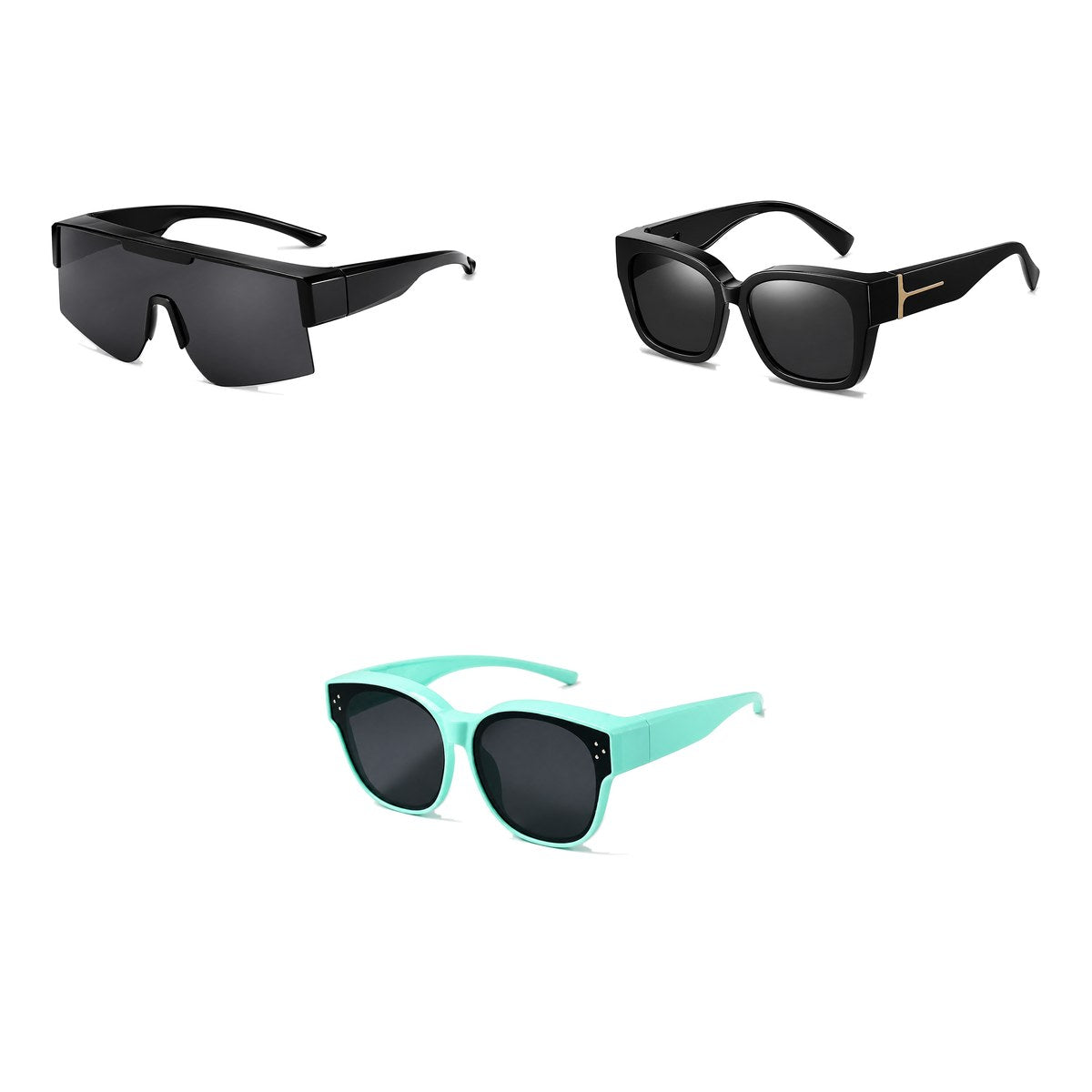 Ferbik family pack: RAFALE — Smoke, VESPRA — Black, PETIT NORD Mint