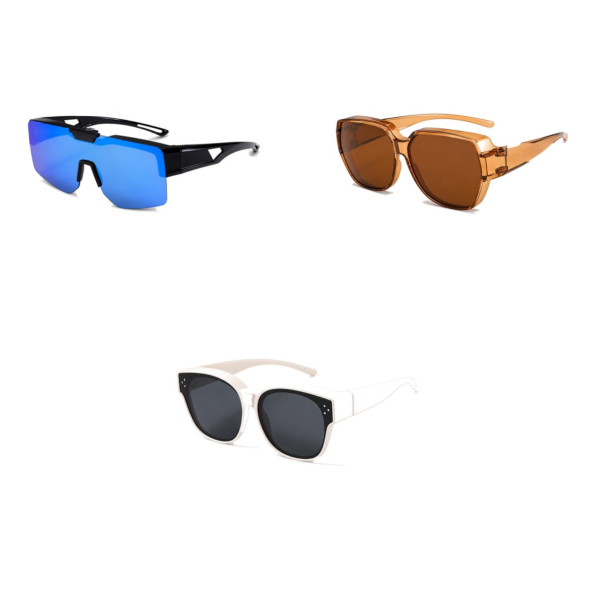 Ferbik family pack: SUROÎT — Blue mirror, BRUME — Tea, PETIT NORD Cream