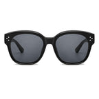 Lunettes de soleil enfant par-dessus PETIT NORD noir, vue de face