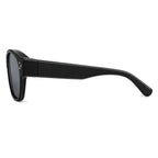 Lunettes de soleil enfant par-dessus PETIT NORD noir, vue de profil