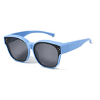 Lunettes de soleil enfant PETIT NORD, monture bleu ciel, verre fumé