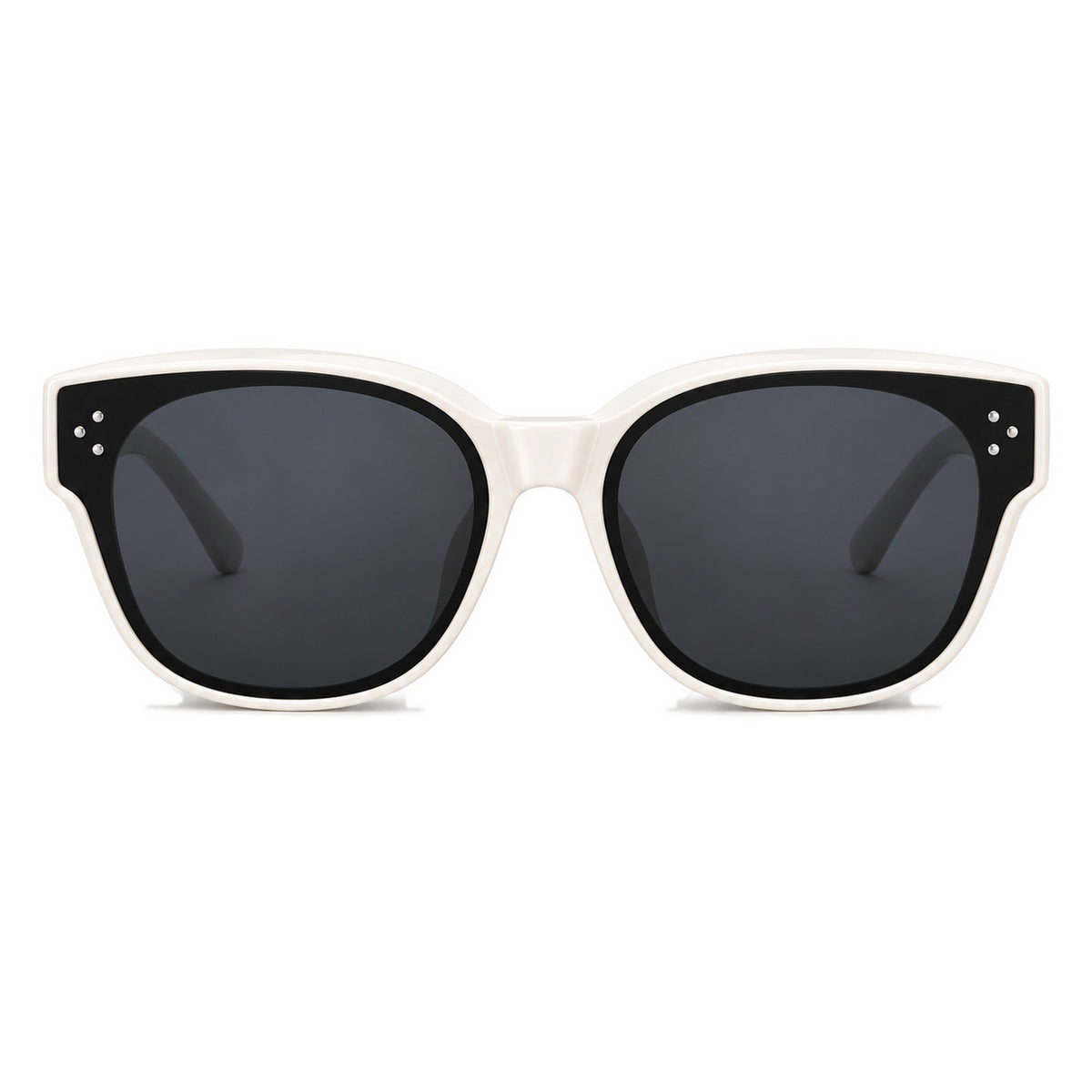 Lunettes de soleil enfant par-dessus PETIT NORD crème, vue de face