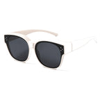 PETIT NORD kids fit-over sunglasses, cream frame, smoke lens