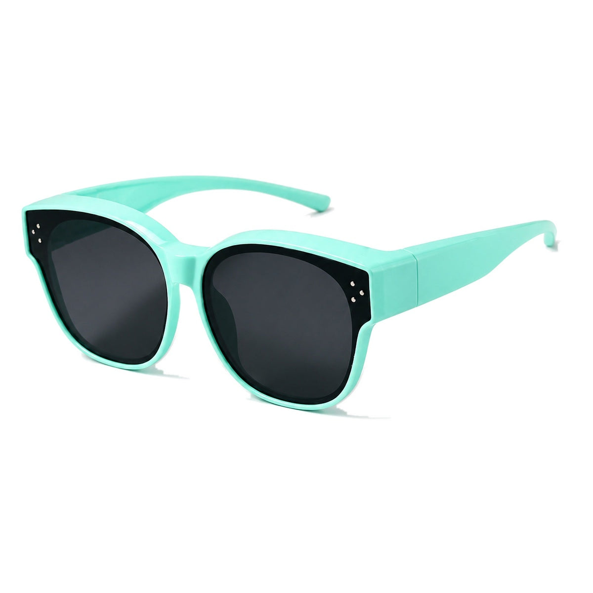 Lunettes de soleil enfant PETIT NORD, monture vert menthe, verre fumé