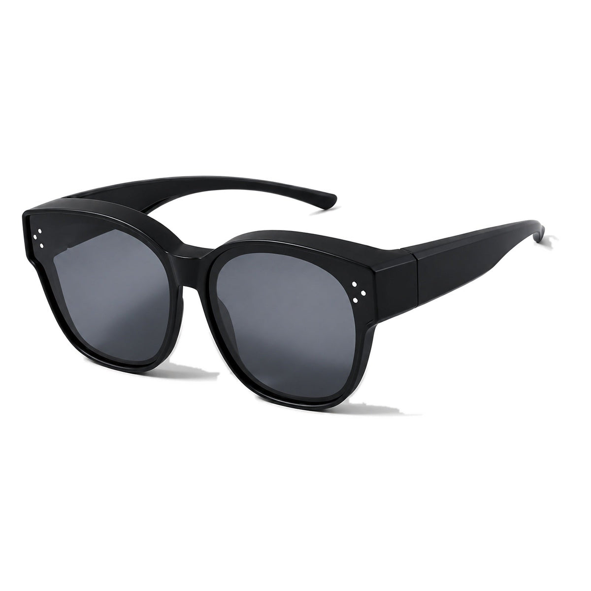 Lunettes de soleil enfant PETIT NORD, monture noire, verre fumé