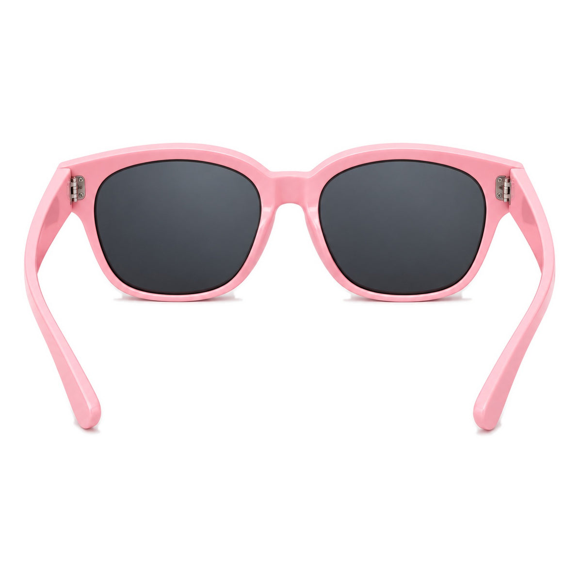 Lunettes de soleil enfant par-dessus PETIT NORD rose, vue de dos