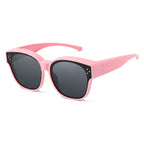Lunettes de soleil enfant PETIT NORD, monture rose, verre fumé