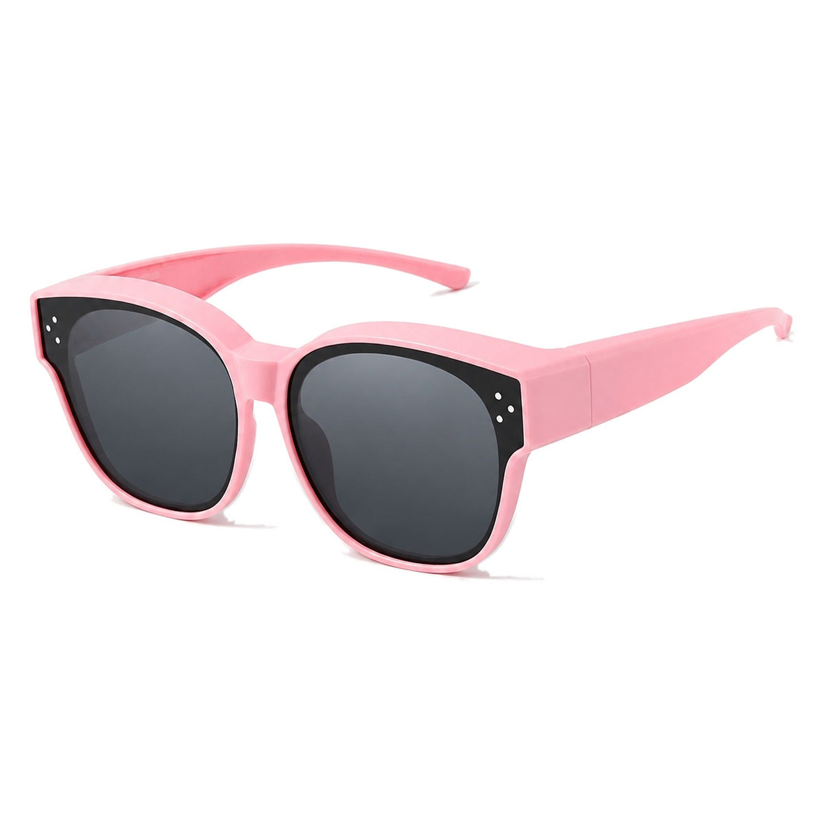 Lunettes de soleil enfant PETIT NORD, monture rose, verre fumé