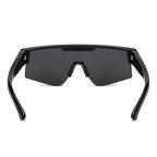 RAFALE smoke fit-over sport shield sunglasses, back view