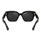 Lunettes de soleil par-dessus VESPRA noir, vue de dos