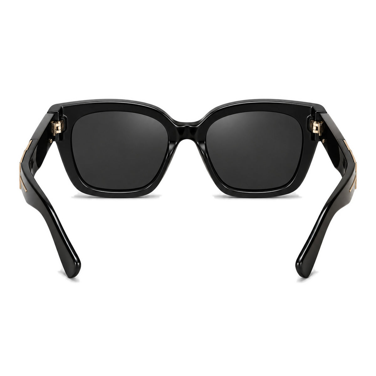 Lunettes de soleil par-dessus VESPRA noir, vue de dos